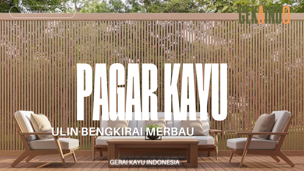 jual pagar kayu di jakarta