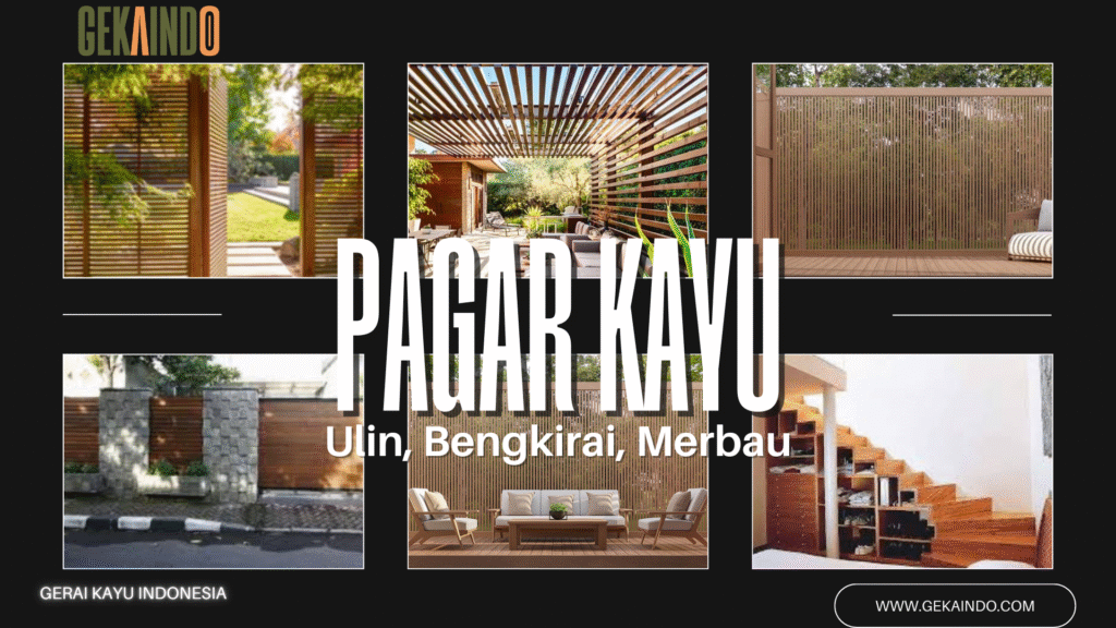 jual pagar kayu di jakarta